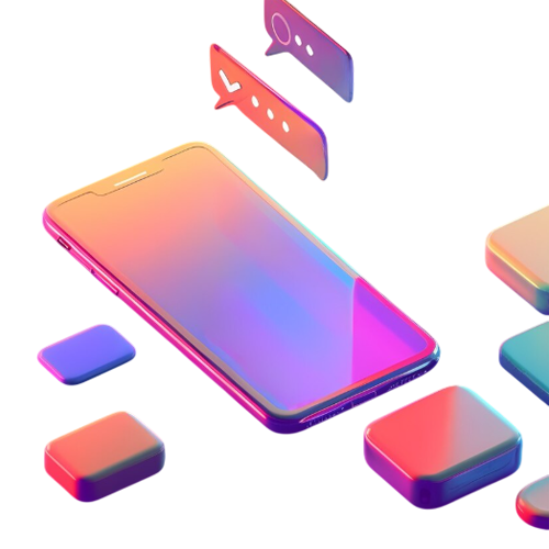 Immagie 3d di un telefono.